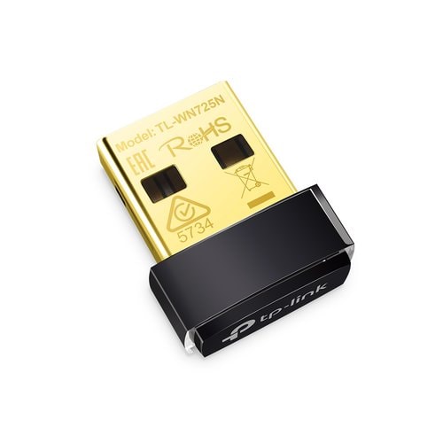 TP-Link TL-WN725N Wi-Fi Adapter für Desktop Computer, Notebook - IEEE 802.11n - USB - 150 Mbit/s - 2,48 GHz ISMExtern