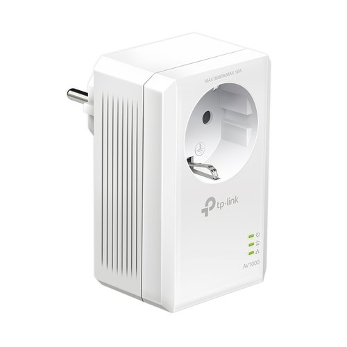 TP-Link TL-PA7017P Powerline Netzwerkadapter - 1 - Netzwerk (RJ-45) - 1000 Mbit/s Stromleitung - 300 m Reichweite unterstü