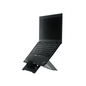 R-Go Tools Laptopständer R-Go Riser Flexible, ergonomisch, faltbarer und einstellbarer Laptopständer, Schwarz. Produktfarb