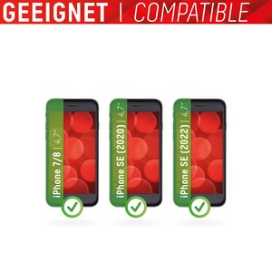 DISPLEX Schutzglas + Schutzhülle für Apple iPhone 7/8/SE (2020/2022)