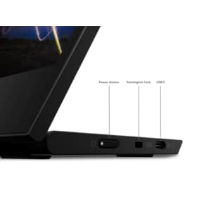 Lenovo ThinkVision M15 39,6 cm (15.6 Zoll) Full HD WLED - 16:9 Format – Schwarz -  1920 x 1080 Pixel Bildschirmauflösung –