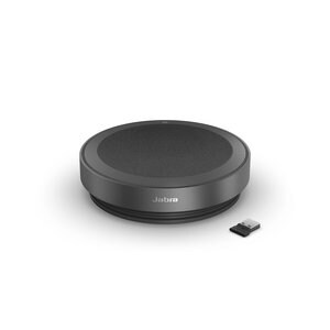 Jabra Speak2 75 UC Link 380/390a Freisprecheinrichtung - Dunkelgrau - USB-C & USB-A - Bluetooth - Mikrofon - Batterie