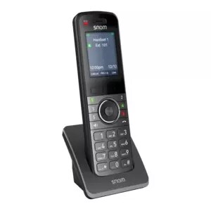 Snom M55 Handset - Schwarz - Schnurlos - DECT, Bluetooth - 6,1 cm (2,4 Zoll) Screen Size - USB - Audio - Headset-Anschluss
