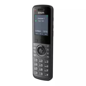 Snom M55 Handset - Schwarz - Schnurlos - DECT, Bluetooth - 6,1 cm (2,4 Zoll) Screen Size - USB - Audio - Headset-Anschluss