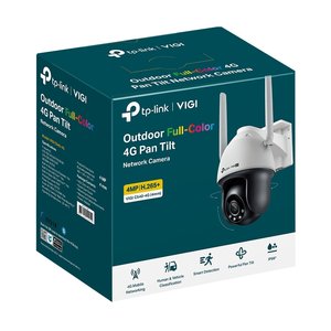 VIGI 4MP 4G LTE Full-Color Wi-Fi Pan/Tilt Network Camera