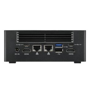 Shuttle Nano PC NA10H7, AMD Ryzen™ 7-8845HS APU, Radeon780M , 2xHDMI, 2xUSB-C 4.0(DP), 2x2.5Gbit LAN, inkl. VESA 24/7 Daue