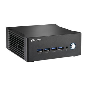Shuttle Nano PC NA10H7, AMD Ryzen™ 7-8845HS APU, Radeon780M , 2xHDMI, 2xUSB-C 4.0(DP), 2x2.5Gbit LAN, inkl. VESA 24/7 Daue