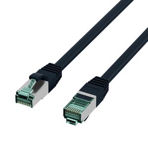 CAT6A SFTP RJ45 LSZH 3M BK 10GBit PATCH CABLE CU shielded