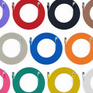 CAT6A SFTP RJ45 LSZH 3M BK 10GBit PATCH CABLE CU shielded
