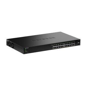 Netgear S350 GS324TPv2 24 Anschlüsse Verwaltbar Ethernet-Switch - Gigabit-Ethernet - 10/100/1000Base-T, 1000Base-X - 3 Unt