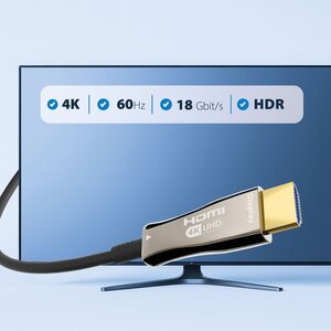 EFB Elektronik HDMI-20-00008. Kabellänge: 20 m, Anschluss 1: HDMI Typ A (Standard), Steckverbinder 1 Geschlecht: Stecker, 