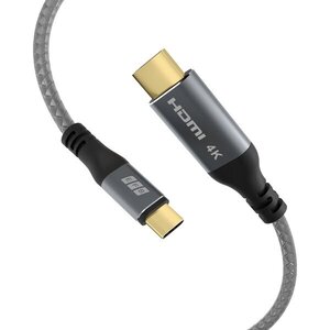 EFB Elektronik USB-HDMI-00001. Kabellänge: 1,8 m, Anschluss 1: USB Typ-C, Anschluss 2: HDMI. Stecker 1 Abmessungen (BxTxH)