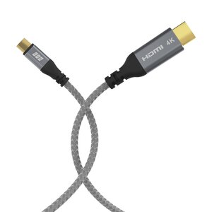 EFB Elektronik USB-HDMI-00001. Kabellänge: 1,8 m, Anschluss 1: USB Typ-C, Anschluss 2: HDMI. Stecker 1 Abmessungen (BxTxH)