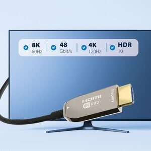 10M HDMI CABLE 8K AOC AKTIV BK 8K60HZ 48GBIT/S FIBER OPTIC