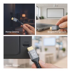 10M HDMI CABLE 8K AOC AKTIV BK 8K60HZ 48GBIT/S FIBER OPTIC