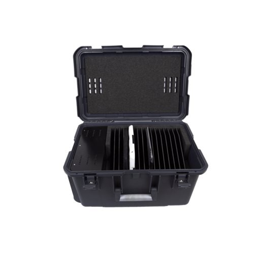 LEBA NoteCase Columbus 16 Tablet Ladekoffer | USB-C / 11W / Sync | 11IN | schwarz | NCASE-16TAB-CY-SC