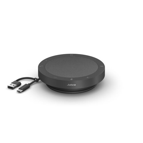 Jabra Speak2 40 UC Freisprecheinrichtung - Dunkelgrau - USB-C & USB-A - Mikrofon - USB - Tragbar 