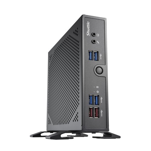 Shuttle XPC slim Barebone DS50U7, i7-1355U, 2x LAN (1x 2.5Gbit ,1x 1Gbit), 1xCOM,1xHDMI,1xDP, 1x VGA, lüfterlos, 24/7 Daue