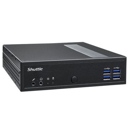 Shuttle XPC slim Barebone DL30N, Intel N100, 1x DDR5, 2x LAN (2x 2.5Gbit), 2xCOM,1xHDMI,1xDP, 1x VGA, lüfterlos, 24/7 Daue