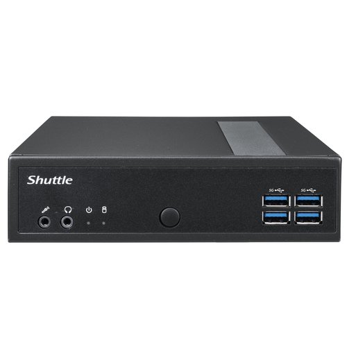 Shuttle XPC slim Barebone DL30N, Intel N100, 1x DDR5, 2x LAN (2x 2.5Gbit), 2xCOM,1xHDMI,1xDP, 1x VGA, lüfterlos, 24/7 Daue