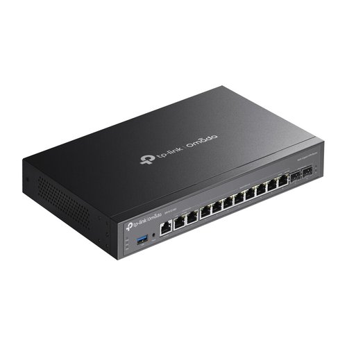 Omada ER7412-M2 Router - 10 Anschlüsse - 10 WAN Port(s) - Management-Port - 2 SFP (Mini-GBIC) Steckplätze - 1 GB - 2.5 Gig