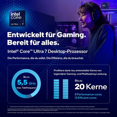 CORE ULTRA7-265KF 3.90GHZ SKTLGA1851 30.00MB CACHE BOXED