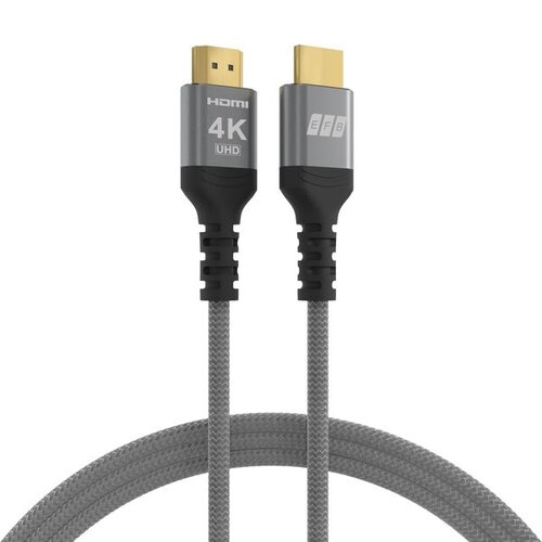 3M HDMI CABLE 4K60HZ GRAY 18GBIT/S HDMI 2.0 COMP. BRAIDED