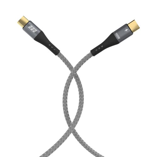 EFB Elektronik USB-CC-00005. Kabellänge: 1 m. Anschluss 1: USB C, Anschluss 2: USB C, USB-Version: USB 2.0, Max. Datenüber