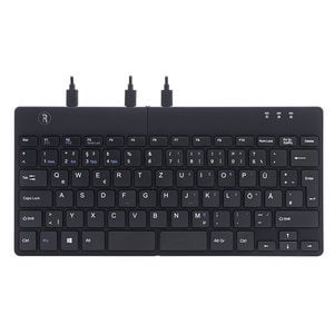 R-Go Tools Ergonomische Tastatur R-Go Split Break v2 mit Pausensoftware, geteilte Tastatur, QWERTZ (DE), Kabelgebunden, Sc