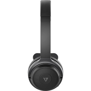 V7 H605M Kabellos Auf den Ohren, Kopfbügel Mono Headset - Schwarz, Grau - Microsoft-Teams-Zertifizierung - Monaural - Ohra