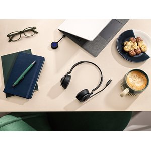 Jabra Engage 55 SE Kabel/Kabellos Kopfbügel, Auf den Ohren Stereo Headset - Binaural - Ohraufliegend - 40 Hz bis 16 kHz Fr