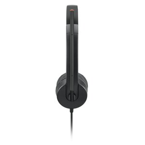 Lenovo Kabel Kopfbügel Stereo Headset - Schwarz - Binaural - Ohrumschließend - Host-Schnittstelle: Mini-Phone (3,5mm)