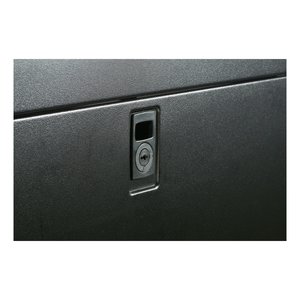 NetShelter SX, 48 HE, 600 mm breit x 1200 mm tief, Gehäuse mit schwarzen Seitenteilen