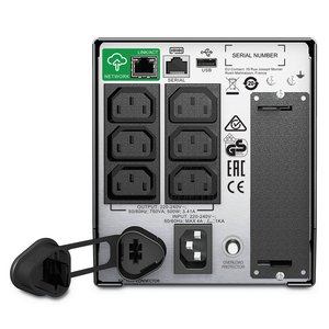 Smart-UPS, Line Interactive, 750VA, Tower, 230V, 6 IEC C13-Stecker, SmartConnect Port+SmartSlot, AVR, LCD