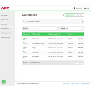 Digitale Lizenz, EcoStruxure IT SmartConnect, Standard Plan 3 Jahre, 1 Gerät, USV-Fernüberwachung und USV-Firmware-Upgrade