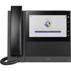 Poly CCX 600 Business-Medientelefon für Microsoft Teams und PoE-fähig