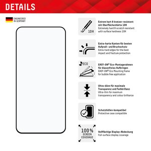 DISPLEX Premium Glas (Full Cover) für Samsung Galaxy A35/A55 5G