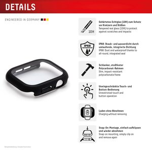 DISPLEX 10H Panzerglas Apple Watch 9/8/7 (41mm)