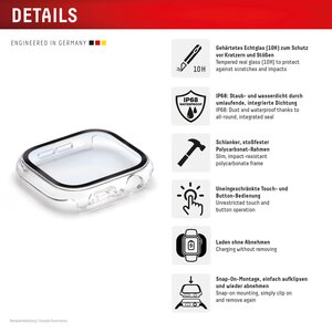 DISPLEX 10H Panzerglas Apple Watch Ultra/Ultra 2 (49mm)