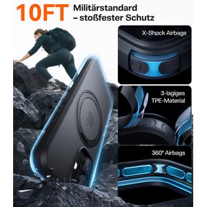 TORRAS Hülle für Apple iPhone 17 Smartphone - Schwarz