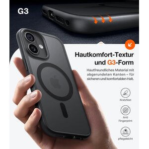 TORRAS Hülle für Apple iPhone 17 Smartphone - Schwarz