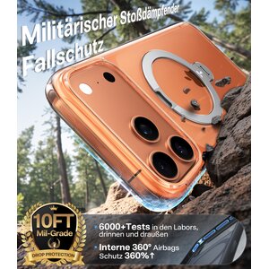 TORRAS Hülle für Apple iPhone 17 Pro Smartphone - Durchsichtig