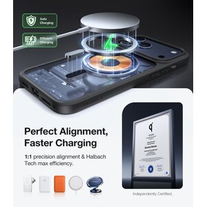 TORRAS Hülle für Apple iPhone 17 Pro Smartphone - Schwarz