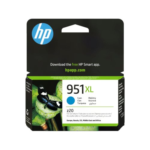 HP 951XL Cyan Original Druckerpatrone mit hoher Reichweite