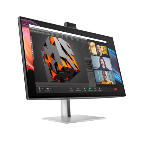 HP 727pm 27 Zoll Klasse Webcam 4K UHD LED-Monitor - 16:9 Format - Schwarz, Silber - 68,6 cm (27 Zoll) Viewable - IPS-Schwa
