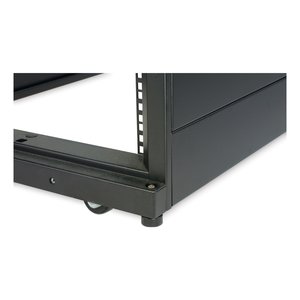 NetShelter SX, 48 HE, 600 mm breit x 1200 mm tief, Gehäuse mit schwarzen Seitenteilen