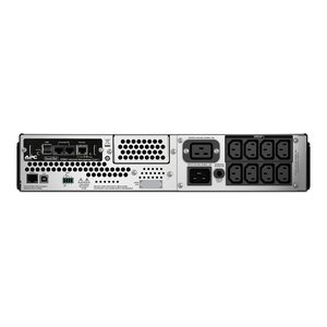 APC Smart-UPS, Line Interactive, 3kVA, Rackmontage 2HE, 230V, 8 IEC C13 und 1 IEC C19-Stecker, Netzwerkkarte, AVR, LCD