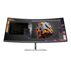 HP 738pu 38 Zoll Klasse WQHD+ Gekrümmter Bildschirm LED-Monitor - 21:9 Format - 95,3 cm (37,5 Zoll) Viewable - IPS-Schwarz