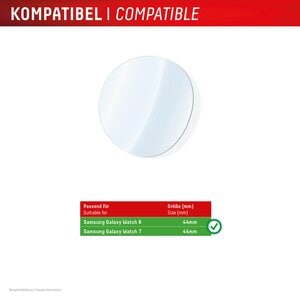 DISPLEX Schutzfolie Galaxy Watch 7/6 (44mm), 2 Stück