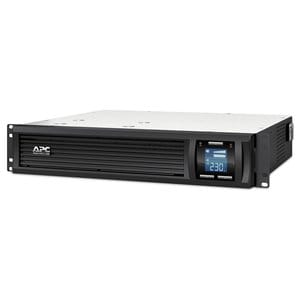 APC Smart-UPS, Line Interactive, 3kVA, Rackmontage 2HE, 230V, 8 IEC C13 und 1 IEC C19-Stecker, Netzwerkkarte, AVR, LCD